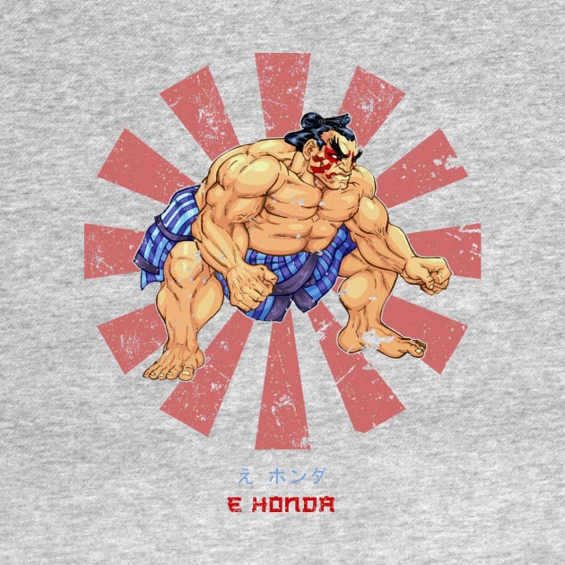 E Honda Retro Japanese Street Fighter by Nova5